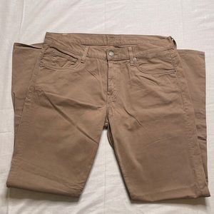 7 For All Mankind Men's Tan Pants